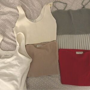 5 Sculpt Knit and 1 TNABUTTER Bound Sports Tank BUNDLE